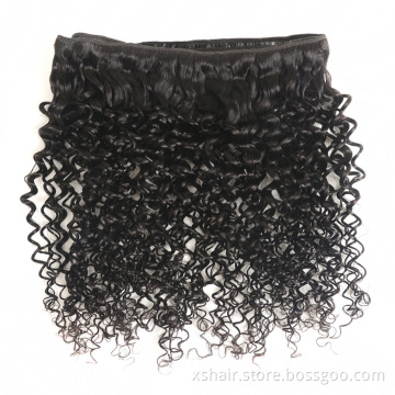 Wholesale hair 30 inch bundles human bulk curly frontal and bundles human hair bulk for black woman
